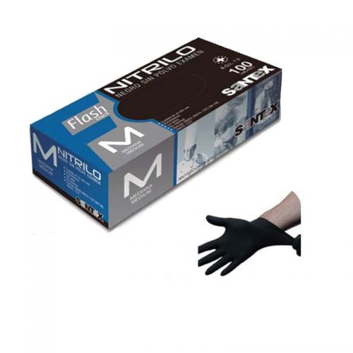 Guantes Nitrilo Negros (100 Uds)