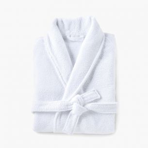 Albornoz blanco algodón 100%