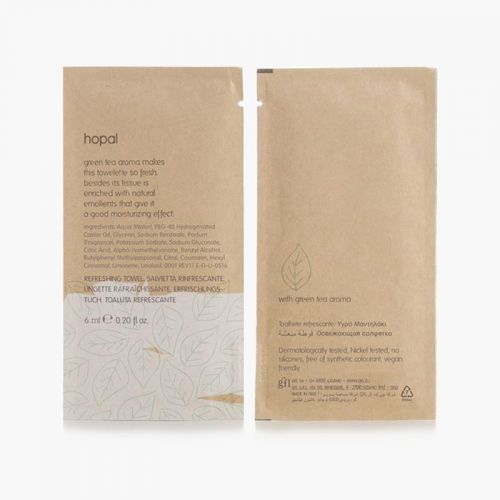 Toallita refrescante al Tè Verde Hopal  (400 Uds)