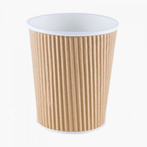 Vasos corrugado de Cartón Kraft