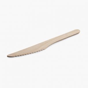 Cuchillo de madera 16,5cm (100 uds)