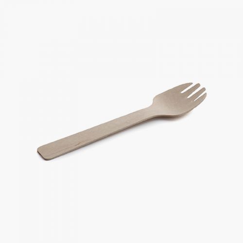 Tenedor de madera 11cm (100uds)