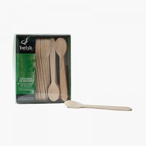 Cucharilla de madera 11cm (100 uds)