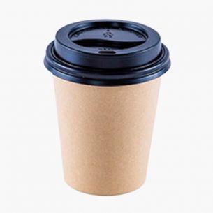 Tapa Vasos de Cartón Kraft  (50uds) 2