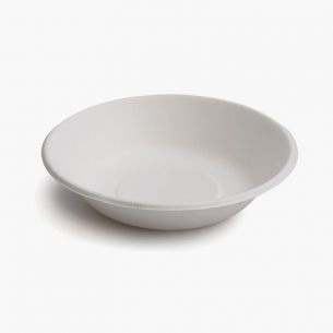 Plato hondo redondo caña de azúcar 19cm (50uds)