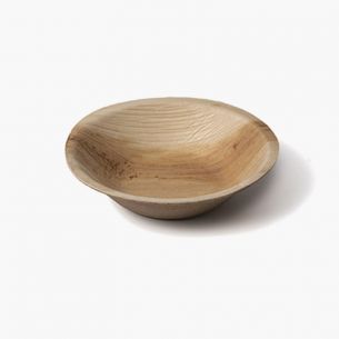 Cuenco hoja de palma 13cm (25uds)