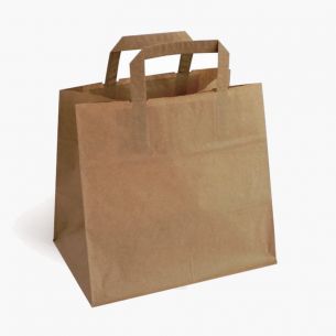 Bolsa Papel Kraft Base Ancha  (250uds)