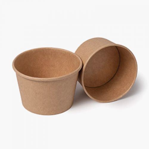 Tarrina Helado Cartón Kraft  (50 uds)