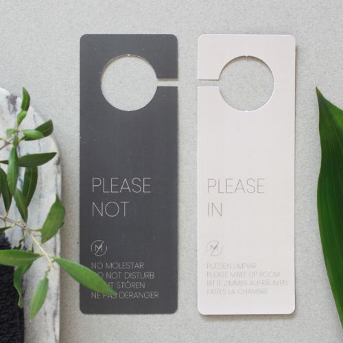 Cartel "No Molestar" Rectangular (50 Uds)