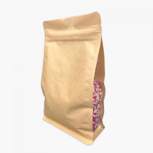 Bolsa Fuelle Transparente Papel Kraft  (50 uds)