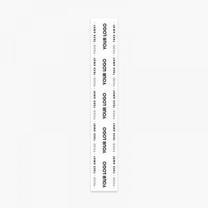 Etiquetas Tira Cierre Food Service (100 Uds)