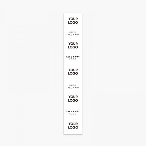 Etiquetas Tira Cierre Food Service (100 Uds)