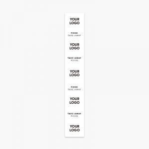 Etiquetas Tira Cierre Food Service (100 Uds)