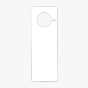 Cartel "No Molestar" Rectangular Personalizado (100 Uds)