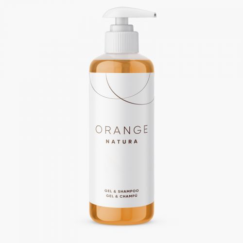 Pack Dispenser Gel & Champú Orange Natura
