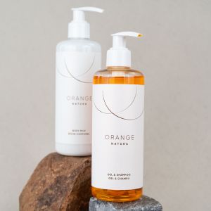 Botella Orange Natura Body Milk 300ml (24 Uds)