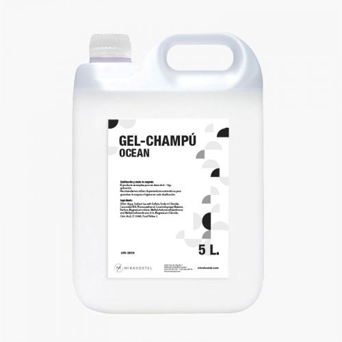 Garrafa Gel & Champú OCEAN 5l