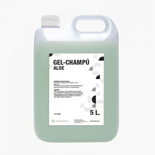 Garrafa Gel Champú Aloevera 5l