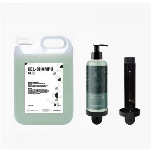 Pack Dispenser Gel & Champú Aloe Vera
