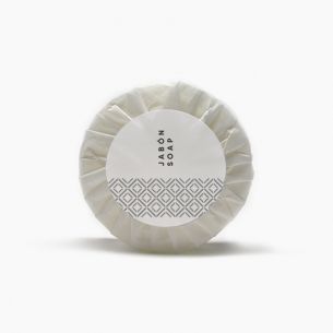 Pastilla jabón redonda plisé 15gr OCEAN (420 Uds)