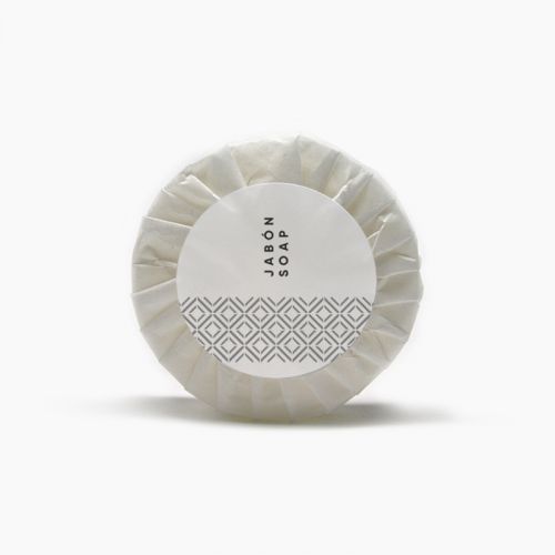 Pastilla jabón redonda plisé 15gr OCEAN (420 Uds)