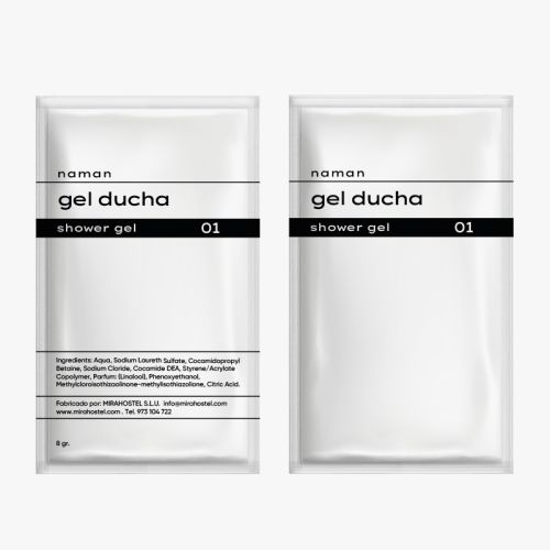 Sobre Gel de ducha NAMAN 10 ml (625 Uds)