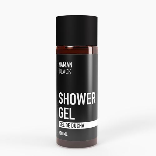 Botella Gel de ducha NAMAN Black 30 ml