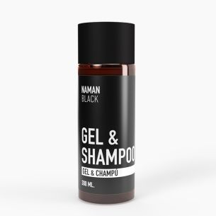 Botella Gel + Champú NAMAN Black 30 ml